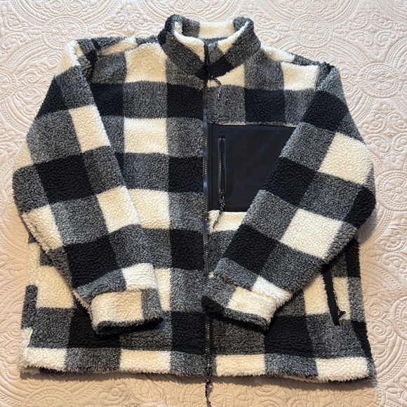 Mountain Khakis Black and White Fleece Jacket - Picture 1 of 8